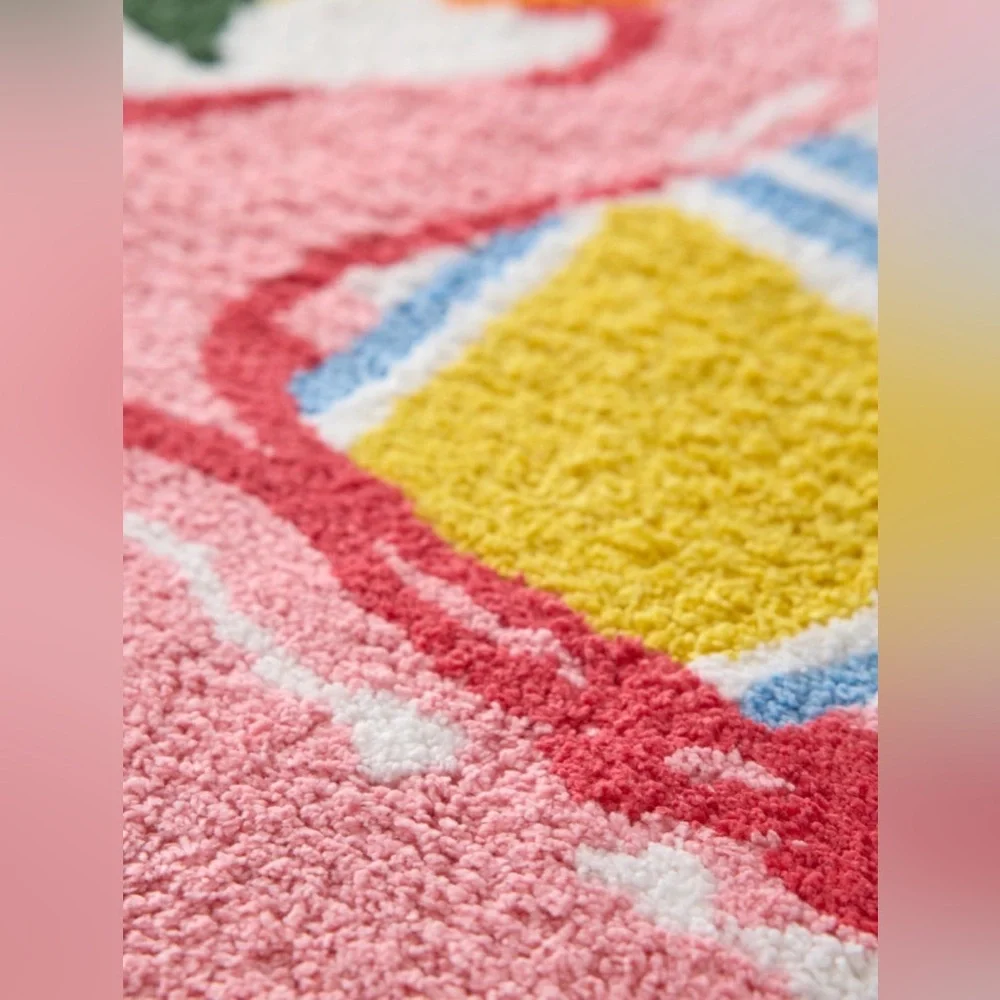 Urban Outfitters Pink Flamingo Bath Mat